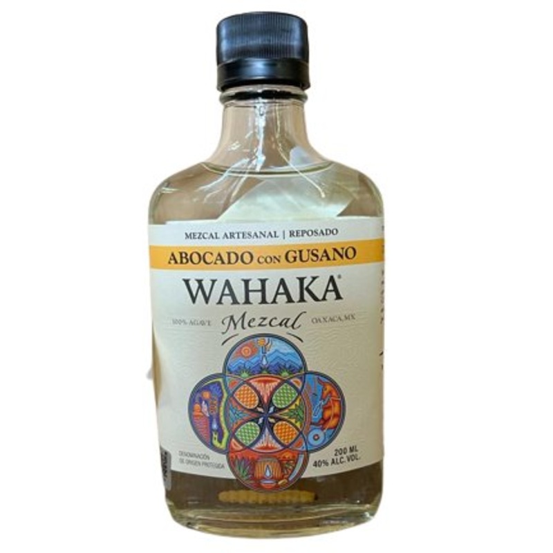 Wahaka Mezcal Abocado con Gusano 200ml