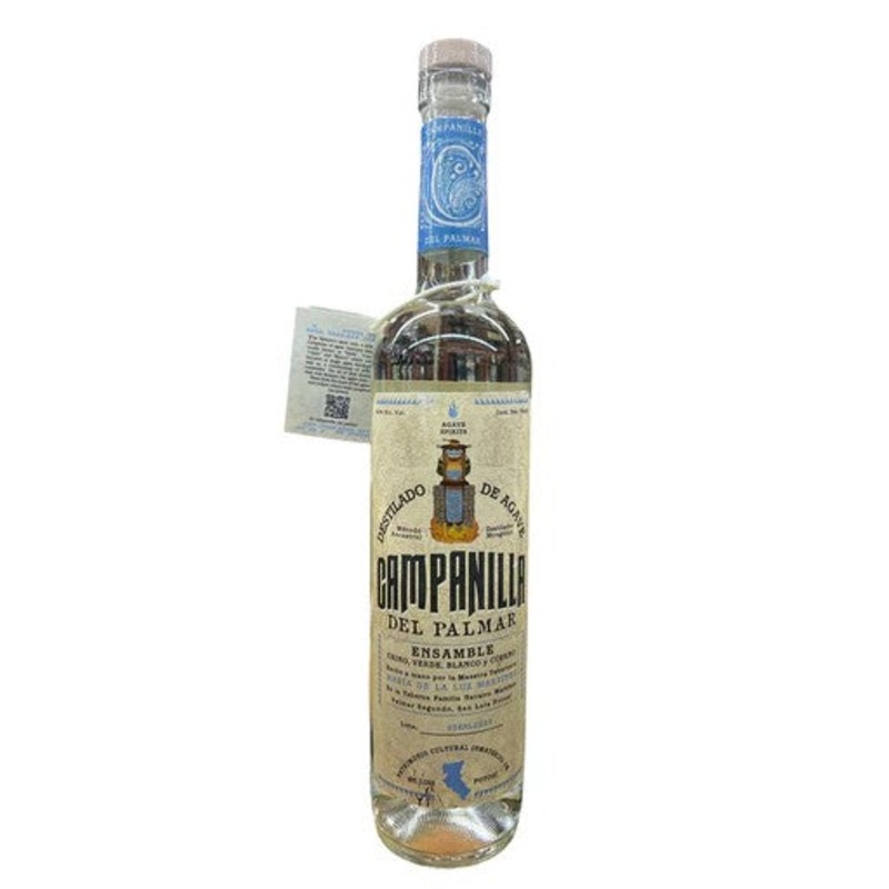 Campanilla del Palmar Ensamble Chino, Verde Blanco, y Cuerno Maria de la Luz Martinez Mezcal 750ml
