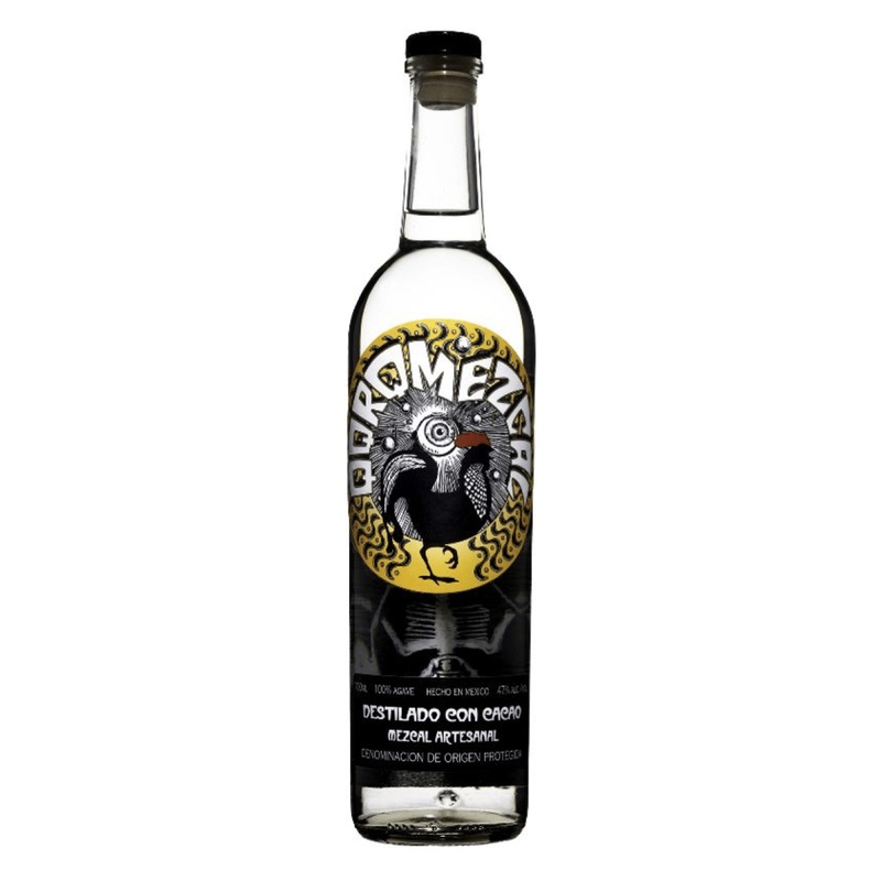 QQRQ Mezcal Artesanal Destilado Con Cacao 750ML