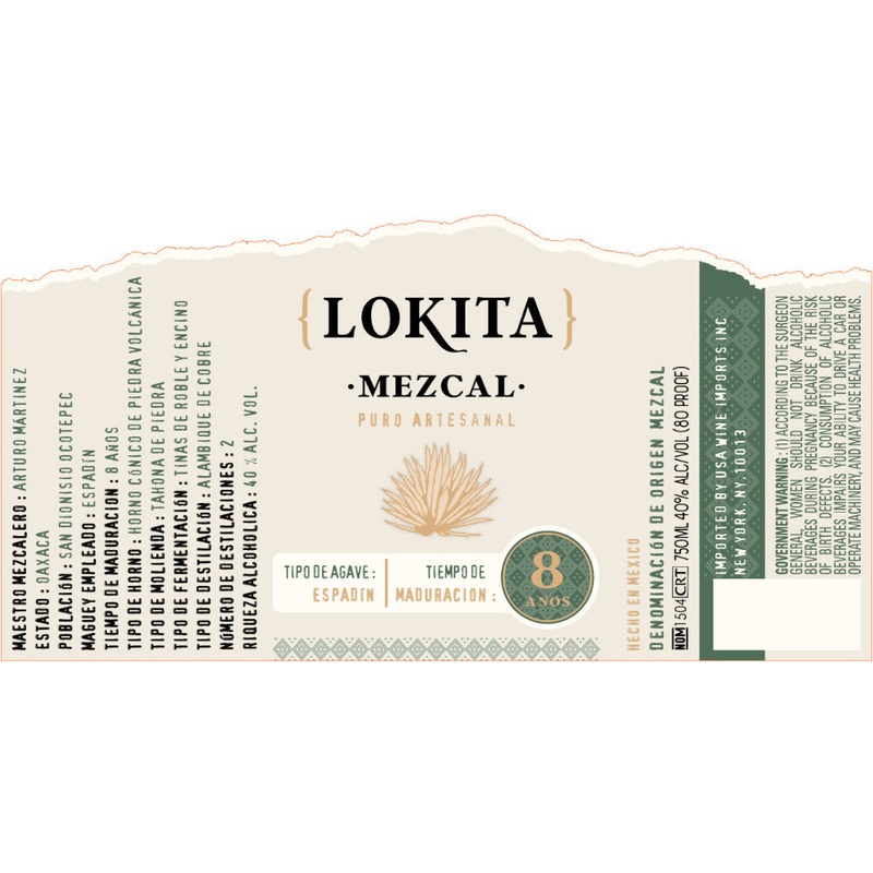 Lokita 8 Year Old Espadin Mezcal