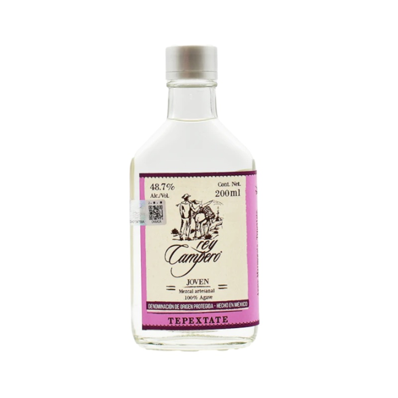 Rey Campero Tepextate Mezcal Joven 200ml (DNO P3)