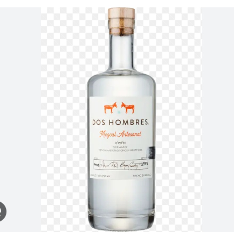 Dos Hombres Mezcal Artesanal Joven 750ml