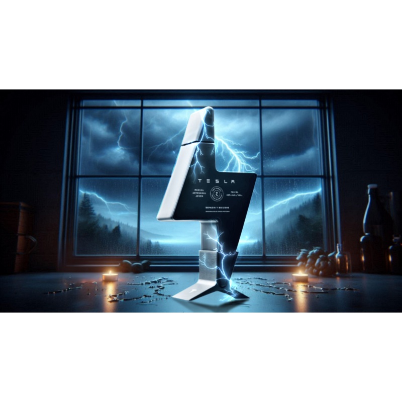 Tesla Espadin Bicuishe Artesanal Joven Mezcal 750ml