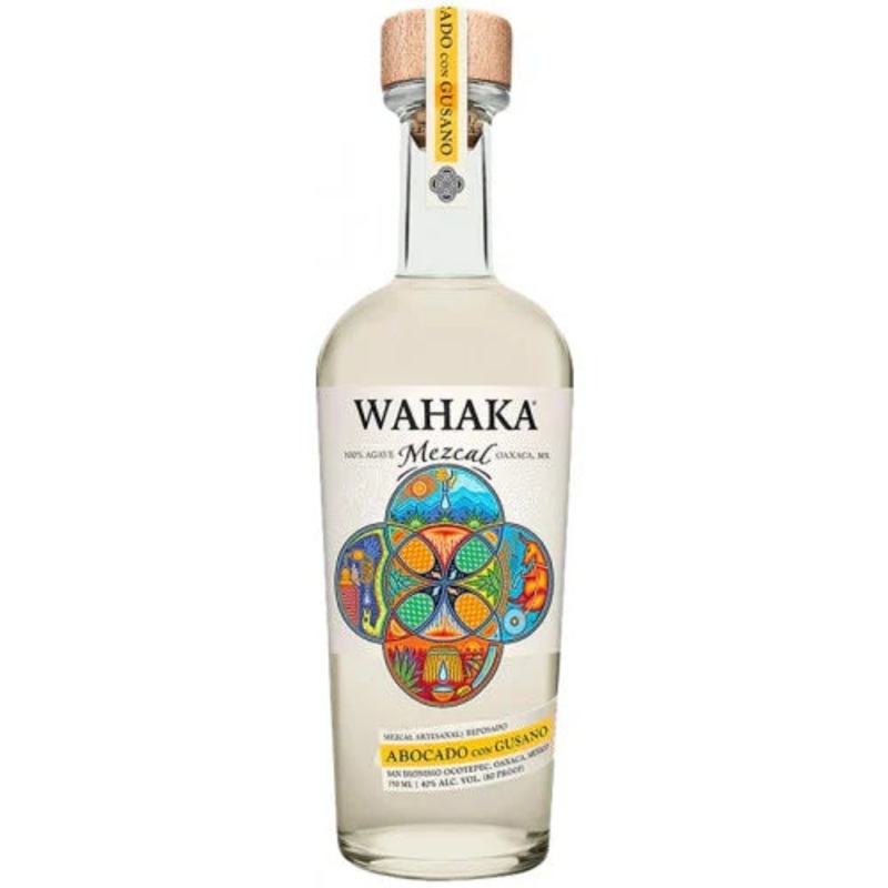 Wahaka Mezcal Abocado Con Gusano 750ml
