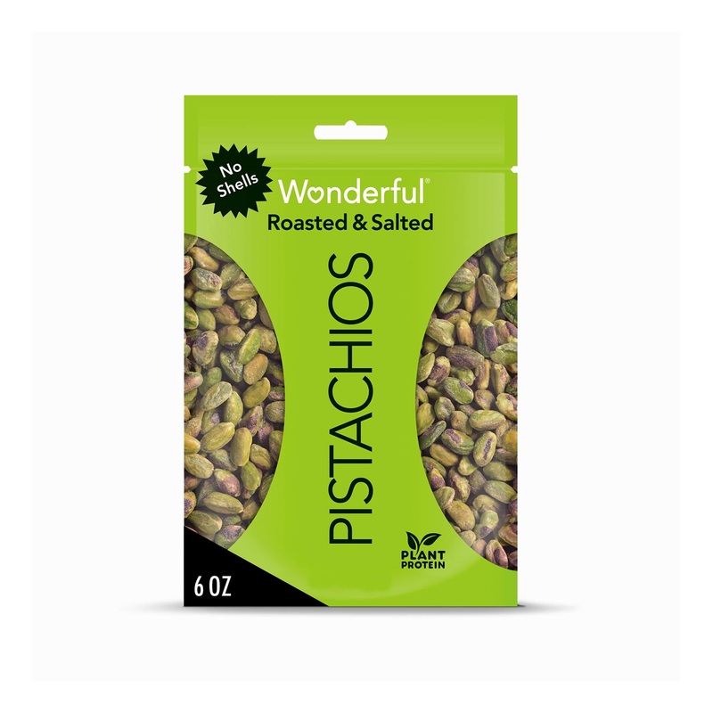 Roasted & Salted No-Shell Wonderful Pistachios - 6 Oz